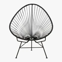 Acapulco Black Outdoor Chair Set Of 2 -Furniture Sales Store AcapulcoLoungeChairBlackSOS17 2