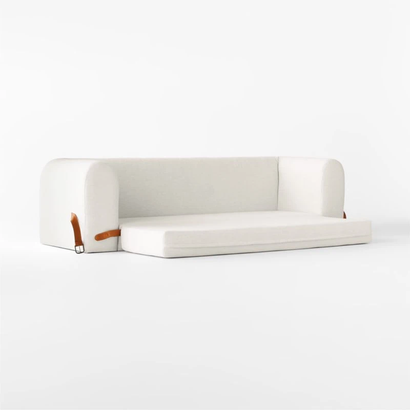 Alesso Snow White Performance Fabric Sleeper Sofa 6 Alesso Snow White Performance Fabric Sleeper Sofa - Image 6