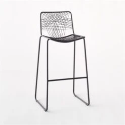 Alpha Black Metal Bar Stool 10 Alpha Black Metal Bar Stool -Furniture Sales Store AlphaBlackBarstoolII3QSSS21