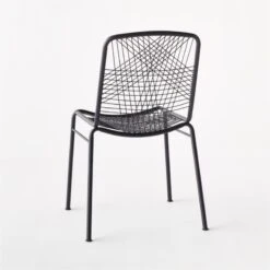 Alpha Black Metal Chair 10 Alpha Black Metal Chair -Furniture Sales Store AlphaBlackChairII3QBSSS21