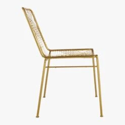 Alpha Brass Metal Chair -Furniture Sales Store AlphaBrassChairSideS16