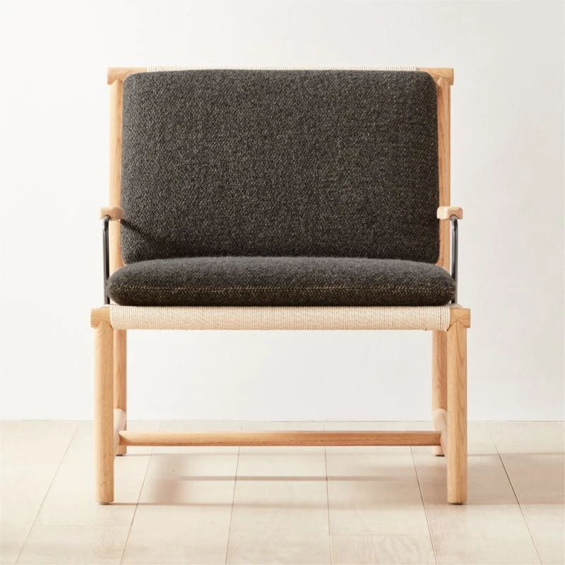 Anacapa Grey Woven Lounge Chair 1 Anacapa Grey Woven Lounge Chair