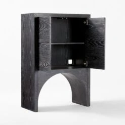 Augusta Black Entryway Cabinet 14 Augusta Black Entryway Cabinet -Furniture Sales Store ArcBlkEntrywayCabinet3QAVSSS22