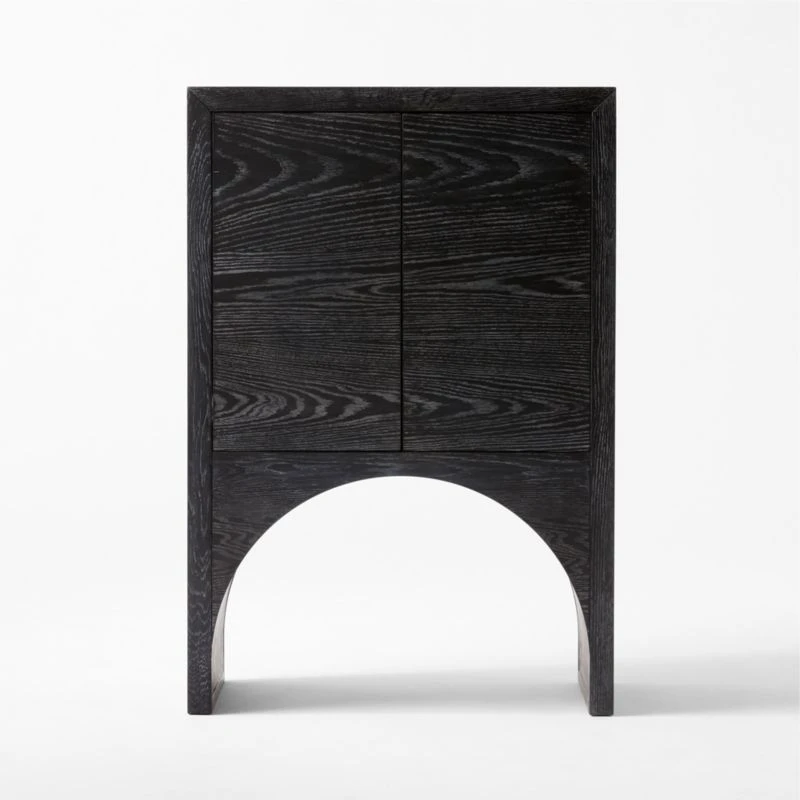 Augusta Black Entryway Cabinet 4 Augusta Black Entryway Cabinet - Image 4