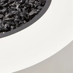 Ark Concrete Fire Table Bone -Furniture Sales Store ArkIvoryFireTableAV2SHS23