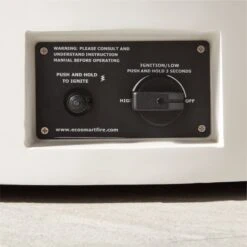 Ark Concrete Fire Table Bone -Furniture Sales Store ArkIvoryFireTableAV3SHS23