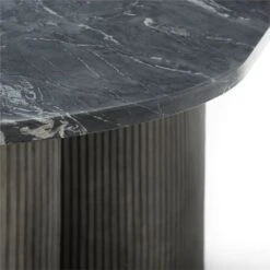 Aster Black Marble And Aluminum Dining Table 14 Aster Black Marble And Aluminum Dining Table -Furniture Sales Store AsterMrblNAlmnDnngTableAVSSF22