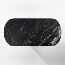 Aster Black Marble And Aluminum Dining Table 15 Aster Black Marble And Aluminum Dining Table -Furniture Sales Store AsterMrblNAlmnDnngTableTOPSSF22