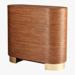 Avalon Rattan Bar Cabinet -Furniture Sales Store AvalonRattanBar3QBS18