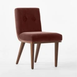 Axel Tufted Wine Velvet Dining Chair -Furniture Sales Store AxelTftdWdBckChairWine3QSSF22