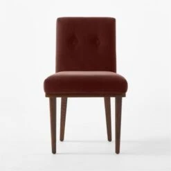 Axel Tufted Wine Velvet Dining Chair -Furniture Sales Store AxelTftdWdBckChairWineSOSSF22