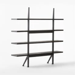 Azzurra Black Metal And Wood Bookshelf 10 Azzurra Black Metal And Wood Bookshelf -Furniture Sales Store AzzurraBookcase3QBSSF22