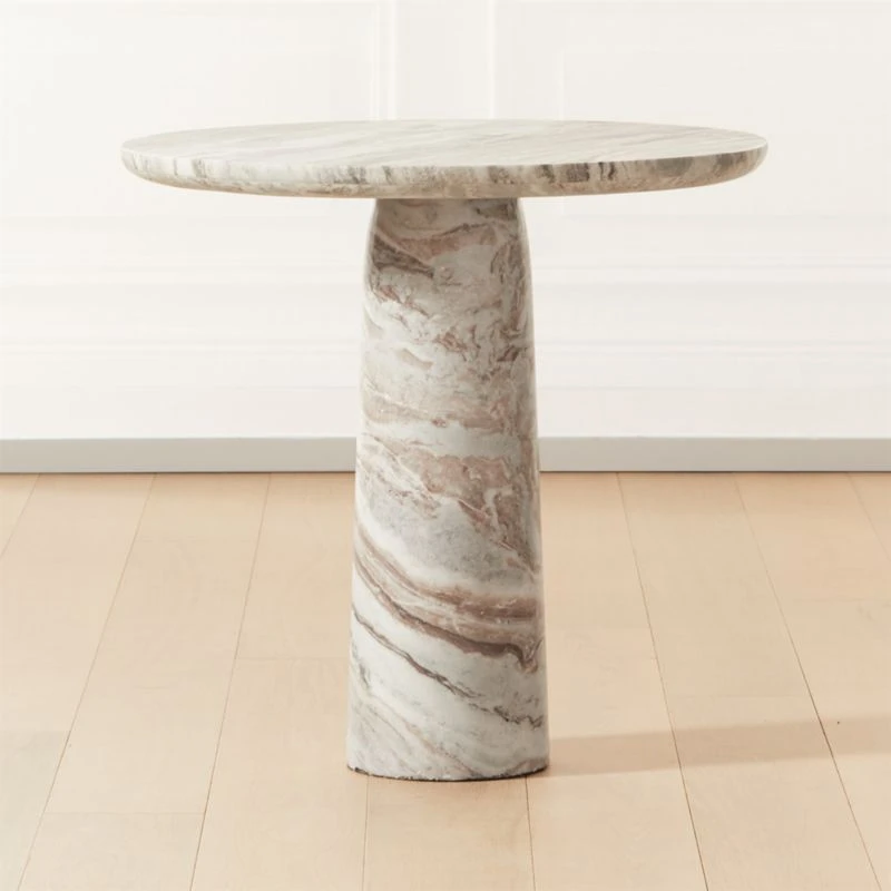 Babylon Torrento Grey Marble Bistro Table 1 Babylon Torrento Grey Marble Bistro Table