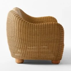 Bacio Natural Rattan Outdoor Sofa With Ivory Sunbrella® Cushions 11 Bacio Natural Rattan Outdoor Sofa With Ivory Sunbrella® Cushions -Furniture Sales Store BacioNatSofaSDSSS23