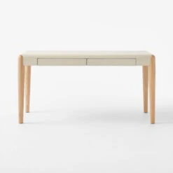 Beto White Shagreen Desk With Drawer 12 Beto White Shagreen Desk With Drawer -Furniture Sales Store BetoIvoryShagreenDeskSOSSF23