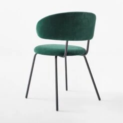 Birba Peacock Blue Velvet Dining Chair Set Of 4 -Furniture Sales Store BirbaVelvetChairPeacock3QBSSF22