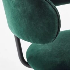 Birba Peacock Blue Velvet Dining Chair Set Of 4 -Furniture Sales Store BirbaVelvetChairPeacockAVSSF22