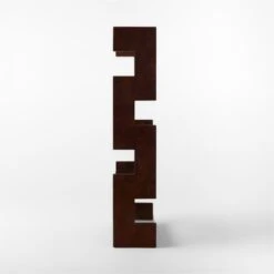 Biscia Brown Burl Wood Bookcase -Furniture Sales Store BisciaBookcaseSDSSF21