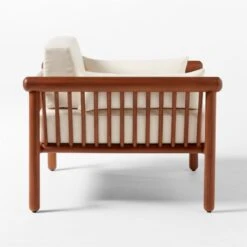 Bonelli Teak Outdoor Lounge Chair With Ivory Sunbrella® Cushions 10 Bonelli Teak Outdoor Lounge Chair With Ivory Sunbrella® Cushions -Furniture Sales Store BonelliLoungeChairSDSSS23