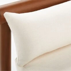 Bonelli Teak Outdoor Sofa With Ivory Sunbrella® Cushions -Furniture Sales Store BonelliSofaAVSSS23