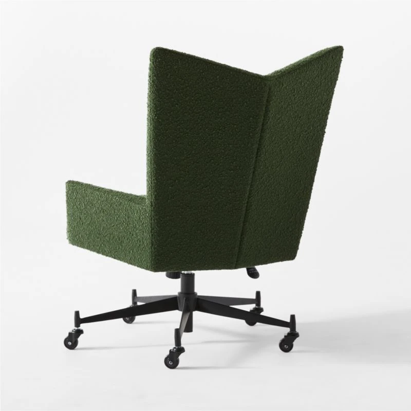 Bowtie Green Boucle Office Chair Model 3002 6 Bowtie Green Boucle Office Chair Model 3002 - Image 6