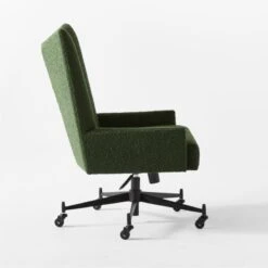 Bowtie Green Boucle Office Chair Model 3002 11 Bowtie Green Boucle Office Chair Model 3002 -Furniture Sales Store BowtieMd3002BclOfcChairSDSSF21