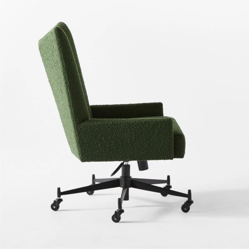 Bowtie Green Boucle Office Chair Model 3002 5 Bowtie Green Boucle Office Chair Model 3002 - Image 5