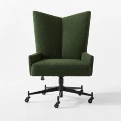Bowtie Green Boucle Office Chair Model 3002 9 Bowtie Green Boucle Office Chair Model 3002 -Furniture Sales Store BowtieMd3002BclOfcChairSOSSF21