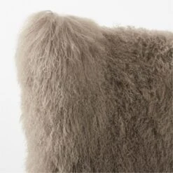 Bozzi Taupe Mongolian Sheepskin Accent Chair -Furniture Sales Store BozziDkGryMnglnShpsknChrAVSSF22