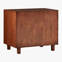 Inline Oak Wood 4-Drawer File Cabinet With Brass Handles 16 Inline Oak Wood 4-Drawer File Cabinet With Brass Handles -Furniture Sales Store BrassInlineFileDrawers3QBF17