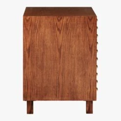 Inline Oak Wood 4-Drawer File Cabinet With Brass Handles 15 Inline Oak Wood 4-Drawer File Cabinet With Brass Handles -Furniture Sales Store BrassInlineFileDrawersSDF17