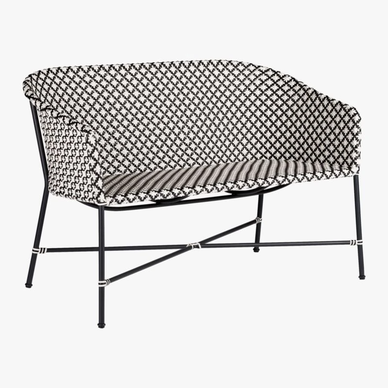 Brava Wicker Outdoor Loveseat 4 Brava Wicker Outdoor Loveseat - Image 4