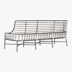 Breton Black Metal Outdoor Sofa 15 Breton Black Metal Outdoor Sofa -Furniture Sales Store BretonSofa3QBS17