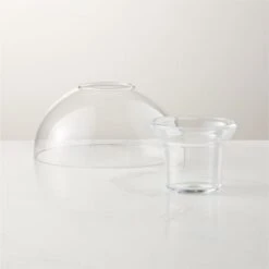 Bulbo Glass Tealight Candle Holder -Furniture Sales Store BulboTealightHldrClearSHF22