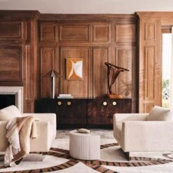 Incovo Short White Half-Moon Side Table -Furniture Sales Store CB2FA22 07A Hero