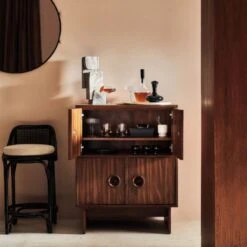 Domenica Glass Decanter -Furniture Sales Store CB2FA22 12B V1 2