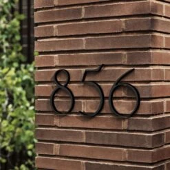 Heymland 6" Black House Number 0 -Furniture Sales Store CB2FA22 32A DET 01 var