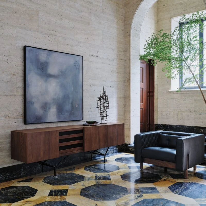 Paraggi Walnut Wood Credenza 2 Paraggi Walnut Wood Credenza - Image 2