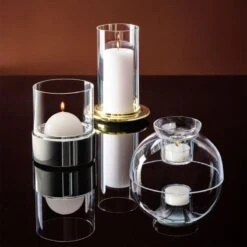 Bulbo Glass Tealight Candle Holder -Furniture Sales Store CB2FA22 PR GF 11A hero