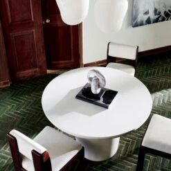 Lola Round Concrete Dining Table -Furniture Sales Store CB2HOL21 13A v3 0009 HeroOC21 1x1