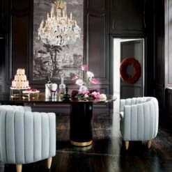 Domenica Glass Decanter -Furniture Sales Store CB2HOL21 19A 0566 Hero v2OC21 1x1