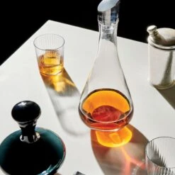 Domenica Glass Decanter -Furniture Sales Store CB2HOL21 36A heroOC21 1x1 1