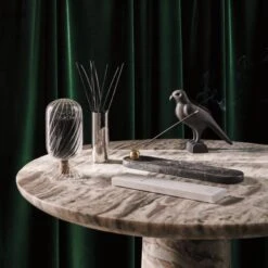 Babylon Torrento Grey Marble Bistro Table 20 Babylon Torrento Grey Marble Bistro Table -Furniture Sales Store CB2HOL22 18B hero