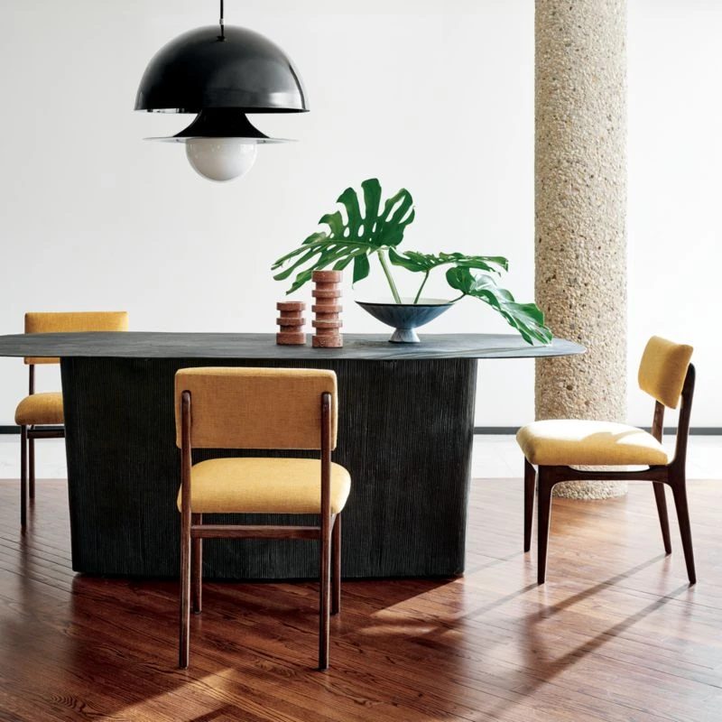 Selby Canary Upholstered Dining Chair 2 Selby Canary Upholstered Dining Chair - Image 2