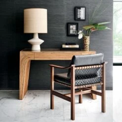 Bayu Rattan Desk With Drawer -Furniture Sales Store CB2SP22 08B