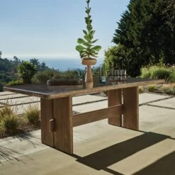 Patio Leather Drink Caddy With Handle -Furniture Sales Store CB2SP22 LF 8B RES2 hero