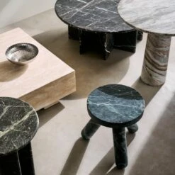 Babylon Torrento Grey Marble Bistro Table 14 Babylon Torrento Grey Marble Bistro Table -Furniture Sales Store CB2SP23 10D V2 1