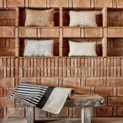 20''x12'' Bronte Recycled Velvet Black And White Outdoor Throw Pillow -Furniture Sales Store CB2SU22 22C hero