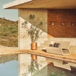 Helena Outdoor Lounge Bench -Furniture Sales Store CB2SU22 FC3 CP V2