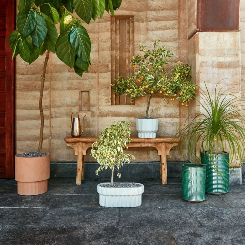 Efrem Terracotta Outdoor Planter Small 7 Efrem Terracotta Outdoor Planter Small - Image 7